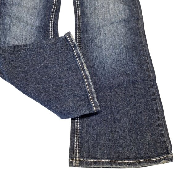 Maurices Boot Cut Jeans Denim Pants Womens 7 8 Short Petite - Picture 2 of 9